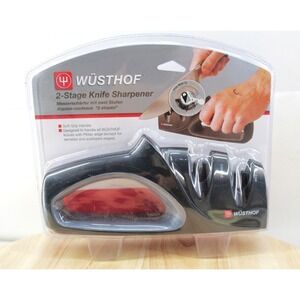 Wusthof 2-Stage Knife Sharpener Fine/Ceramic‎ & Coarse/Carbide Handheld 2922-7